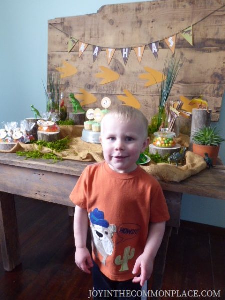 Rustic Dinosaur Birthday Party