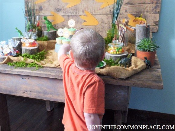 Rustic Dinosaur Birthday Party