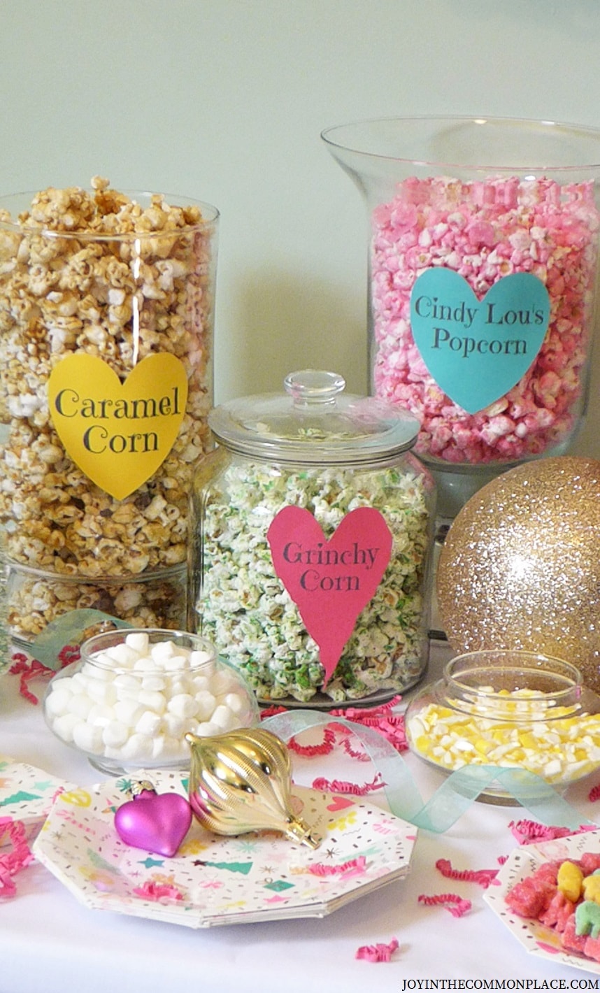 Grinch Inspired Popcorn