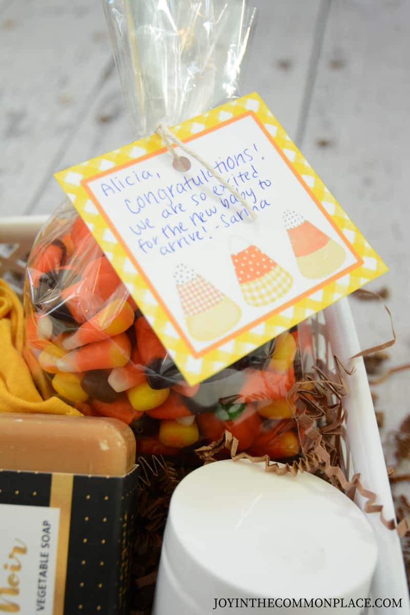 Fall Themed Baby Shower Gift Basket