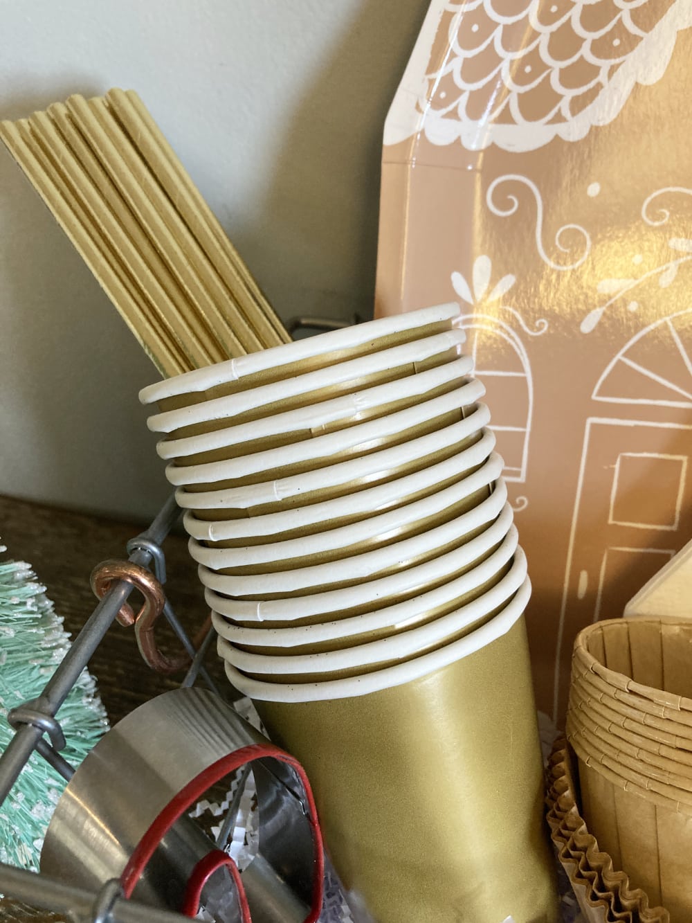 Gingerbread House Christmas Occasions Bin