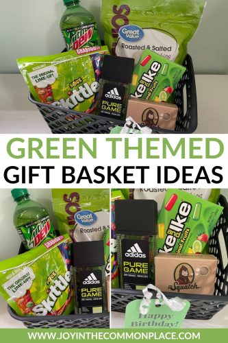 Green Themed Gift Basket Ideas for Him