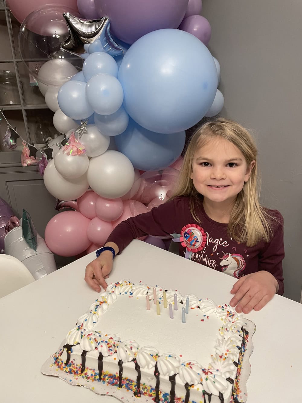 Iridescent unicorn birthday party ideas for girls